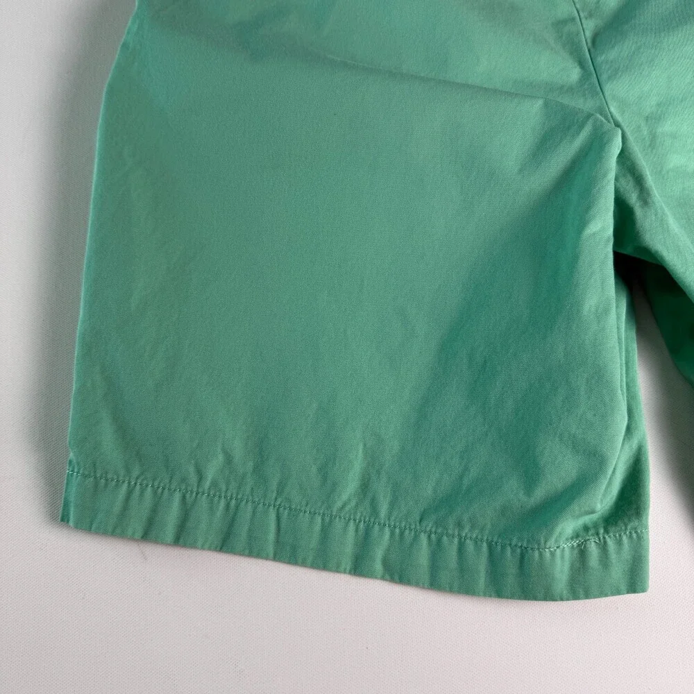 Vintage Polo Golf Ralph Lauren Fairway Shorts Size 38 Mint Green Tartan Crest